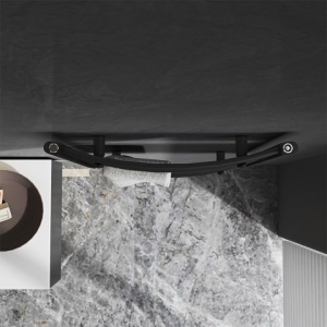 Calorifer vertical GAMA-BL-1 pentru baie 120x50, negru - Img 8