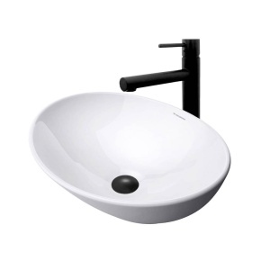 Chiuveta de blat PRO VERA White, Dimensiuni 40.5 x 33.7x 13.5 cm, Forma Ovala, Ceramica sanitara, Alb - Img 4