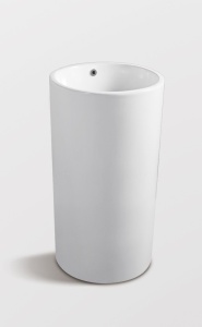 Lavoar LINCOLN Montaj freestanding culoare alb - Img 1