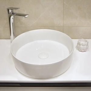 Lavoar pe blat alb Fluminia Alice 40 cm - Img 2