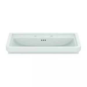 Lavoar pe mobilier Ideal Standard Atelier Calla alb lucios 87 cm cu 2 orificii baterie - Img 3