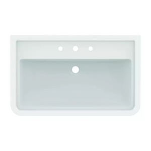 Lavoar pe mobilier Ideal Standard Atelier Calla alb lucios 87 cm cu 3 orificii baterie - Img 5