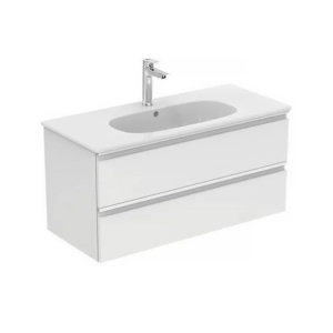Lavoar pe mobilier Ideal Standard Tesi 102 cm alb - Img 3