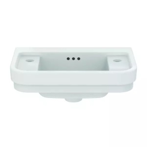 Lavoar suspendat Ideal Standard Atelier Calla alb lucios 50 cm cu 2 orificii baterie - Img 4
