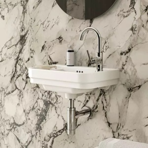 Lavoar suspendat Ideal Standard Atelier Calla alb lucios 50 cm cu orificiu baterie dreapta - Img 7