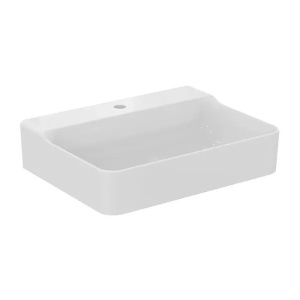 Lavoar suspendat Ideal Standard Atelier Conca 60 cm alb lucios cu orificiu baterie