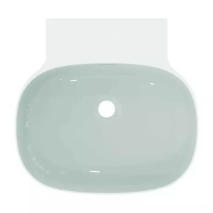 Lavoar suspendat Ideal Standard Atelier Linda-X 50 cm alb lucios cu orificiu preaplin - Img 4