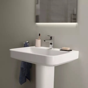 Lavoar suspendat Ideal Standard i.life B alb lucios 65 cm cu orificiu baterie - Img 6
