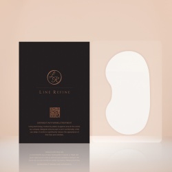 Masca antirid reutilizabila Antiaging REFINE pentru zona gatului, Neck Pad Anti Wrinkle, din silicon medical, antiinflamator si hidratant, transparent - Img 2