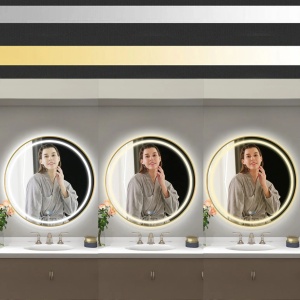 Oglinda led 80 CM MMJ Brush Gold - Img 6