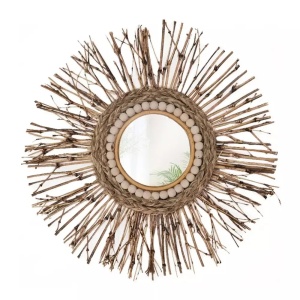 Oglinda perete Boho 45CM 322091 - Img 4
