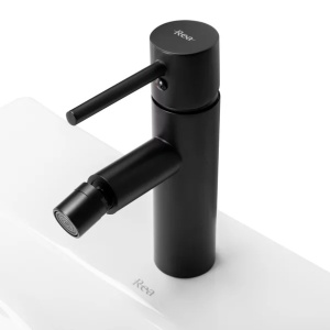 Pachet rama instalare Geberit Kombifix, bideu suspendat Ideal Standard Tesi alb si baterie bideu Rea Tess negru - Img 6