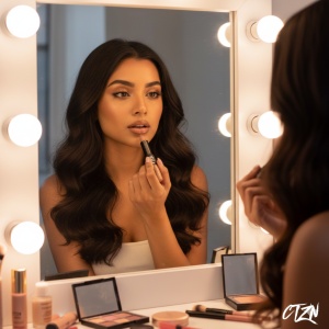 Ruj si creion de buze CTZN, Nudiversal Lip Duo, rezistent la apa, cu unt de mango salbatic, Bali - Img 3