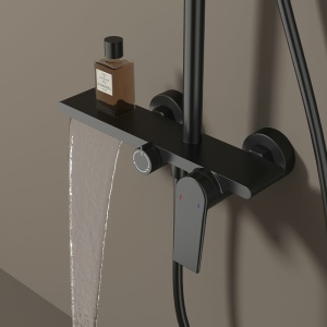 Set de dus AMANDA, Cu trei functii, Design modern , Culoare Negru - Img 6
