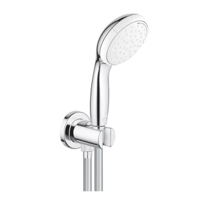 Set de dus cu porter Grohe Tempesta 100 cu 2 jeturi crom lucios