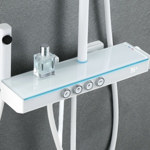 Set de dus PRO FAPPER, afisaj LCD, Culoare Alb - Img 3