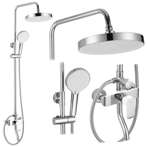 Set dus REA BLOOM WHITE CHROME