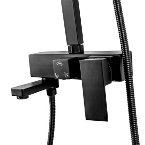 Sistem de dus PRO, Dus cu efect de ploaie, Finisaj Negru - Img 3