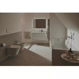 Baterie bideu Ideal Standard Ceraline cu ventil metalic crom lucios - Img 4