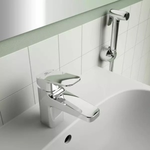 Baterie lavoar cu monocomanda si dus igienic Ideal Standard Ceraplan - Img 2