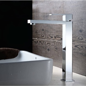 Baterie lavoar PRO QUADRO 3043H-A, Montaj pe blat, inaltime 26.5cm, finisaj Crom - Img 2