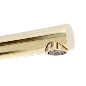 Baterie Lavoar REA TESS LIGHT GOLD, Montaj pe blat, Inaltime 32 cm, Finisaj Auriu - Img 2