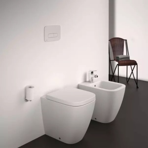 Bideu pe pardoseala Ideal Standard i.life S BTW alb lucios - Img 1