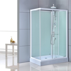 Cabina de dus dreptunghiulara WSH307R , Dimensiune 120x80 cm Cu cadita de dus inclusa, Varianta Dreapta - Img 2