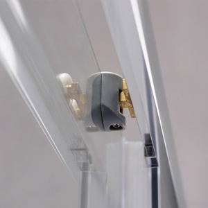 Cabina de dus patrata cu sticla securizata si rame cromate KZ93D 70 x 70 cm - Img 5