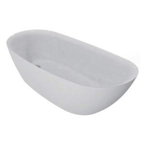 Cad?? freestanding Florida, Nikita slim, , f??r?? bordur??, oval?? cu instala??ie complet??, culoare alb, dimensiune 167.6x75 cm - Img 1