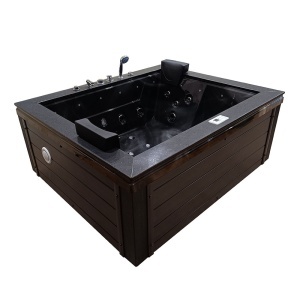 Cada de baie cu hidromasaj MUS-1089, Culoare Cafea, Dimensiuni 180x150x70 cm