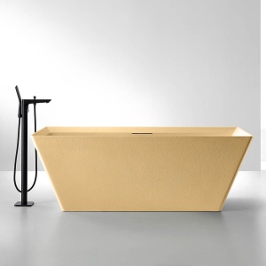 Cada De Baie Freestanding, Design Modern 170x75x60cm, Strat Abraziv , Culoare Cappuccino - Img 6
