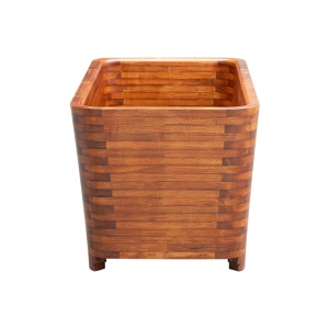 Cada de baie freestanding din lemn, dimensiune 150X60X65CM - Img 3