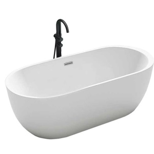 Cada de baie PRO VITO 150x72cm , Design modern , Culoare Alb - Img 8