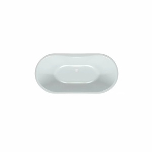 Cada freestanding cu design modern Kolpasan Comodo 185x90 cm , Culoare Alb - Img 3