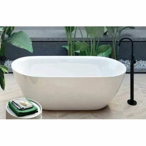 Cada Freestanding Hatria Tiberis 170 cm ovala cu instalatie scurgere - Img 6