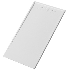 Cadita de dus dreptunghiulara Slim Deko, 100X80 cm, Culoarea Alb - Img 2