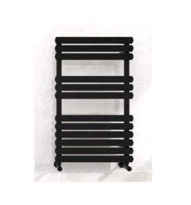 Calorifer de baie Portprosop Flat Black 80x50cm, Culoare Negru