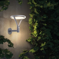 Lampa Solara LED Portabila de Exterior, Neosimply Camping, 2000 lumeni, 3 Moduri de utilizare, cu senzori de luminozitate si miscare, Grey - Img 2