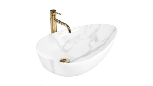 Lavoar de blat REA GRETA 65 BIANCO shiny - Img 1