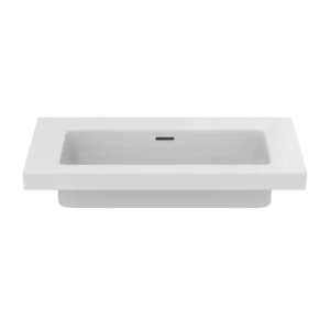 Lavoar pe mobilier Ideal Standard Atelier Extra alb lucios cu orificiu preaplin 81 cm - Img 3