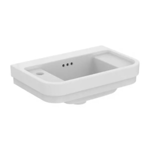Lavoar suspendat Ideal Standard Atelier Calla alb lucios 50 cm cu orificiu baterie stanga - Img 1