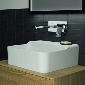 Lavoar suspendat Ideal Standard Atelier Conca 40 cm alb lucios - Img 6