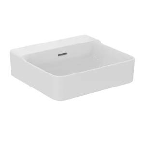 Lavoar suspendat Ideal Standard Atelier Conca 50 cm alb lucios cu orificiu preaplin - Img 1