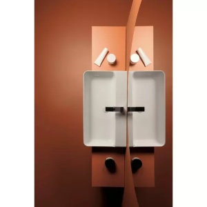 Lavoar suspendat Ideal Standard Atelier Conca 60 cm alb lucios cu orificiu baterie - Img 7