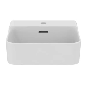 Lavoar suspendat Ideal Standard Atelier Conca alb lucios cu orificiu baterie si preaplin 40 cm - Img 2