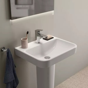 Lavoar suspendat Ideal Standard i.life B alb lucios 55 cm - Img 7