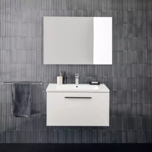 Lavoar suspendat Ideal Standard i.life B alb lucios 81 cm cu orificiu baterie si preaplin - Img 9