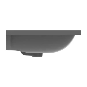 Lavoar suspendat Ideal Standard i.life B gri lucios 81 cm cu orificiu baterie si preaplin - Img 4