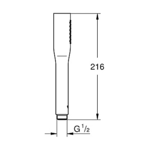 Para de dus Grohe Euphoria Cosmopolitan crom lucios 1 tip de jet - Img 2
